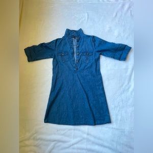 Blue denim girls New Glory Large 14/16 dress New with no tag
